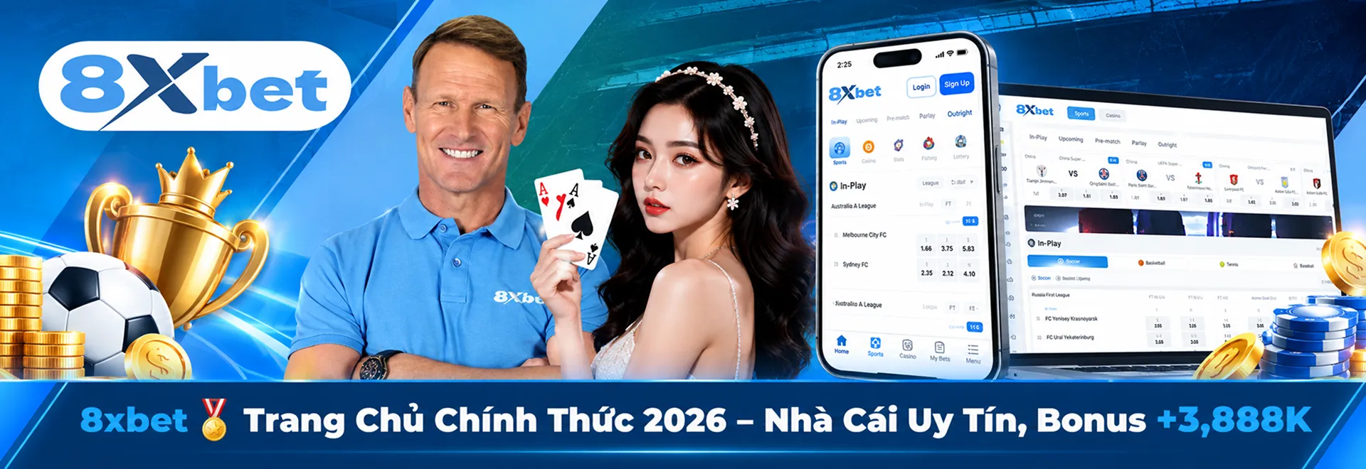 8xbet 🎖️ Trang Chủ Chính Thức 2026 – Nhà Cái Uy Tín, Bonus +3,888K